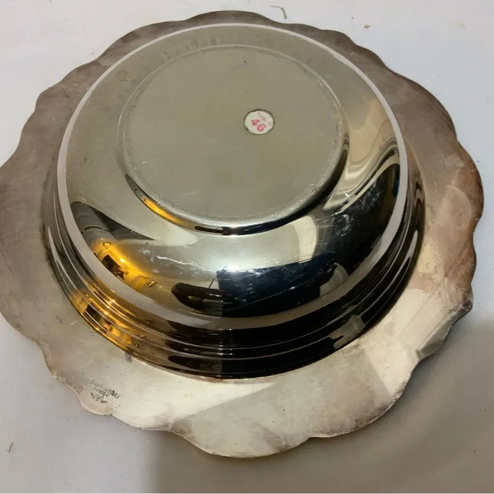 FB Rogers Co Georgetown Silverplate Plate 7.5” diameter 2” deep